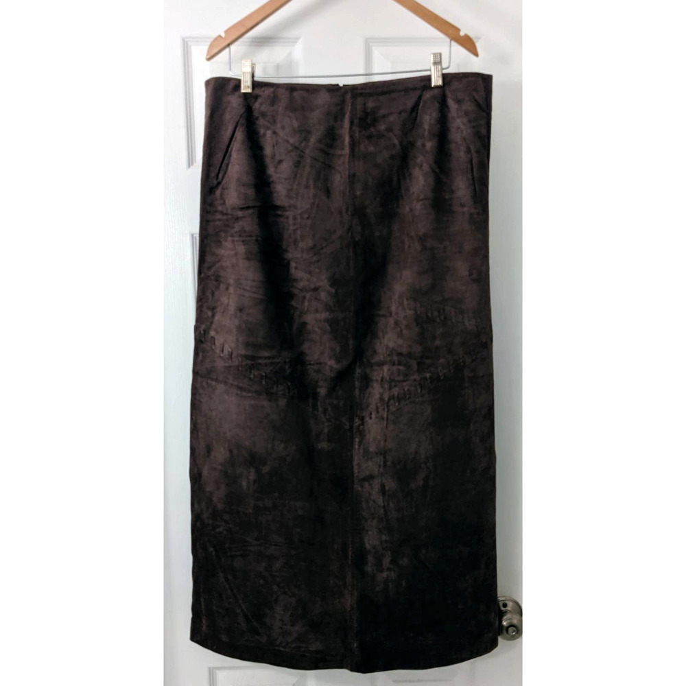 Genuine Suede August Silk Logic Maxi Skirt